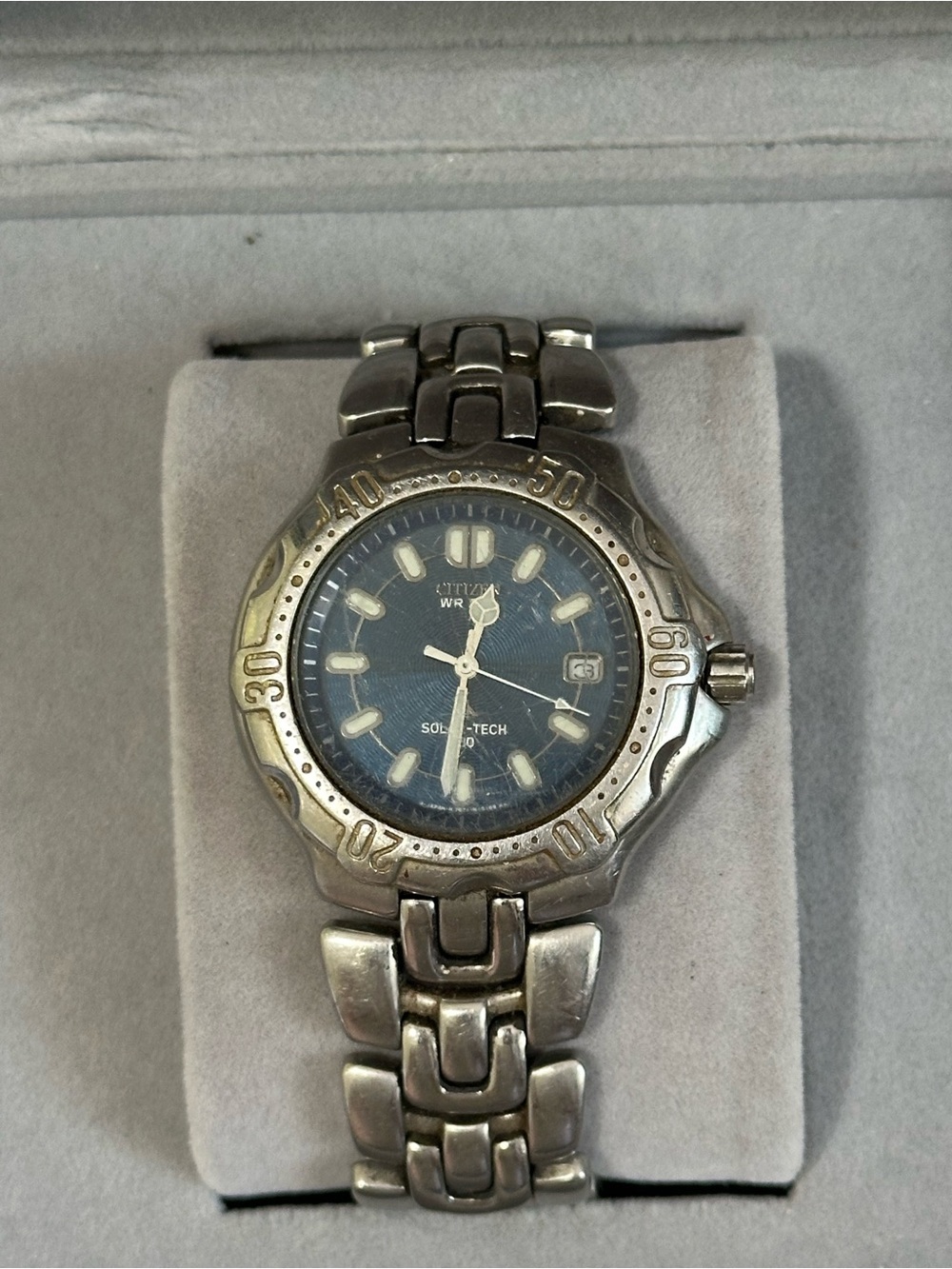 Citizen Titanium Eco Drive  WR 200 Solar Tech Watch
